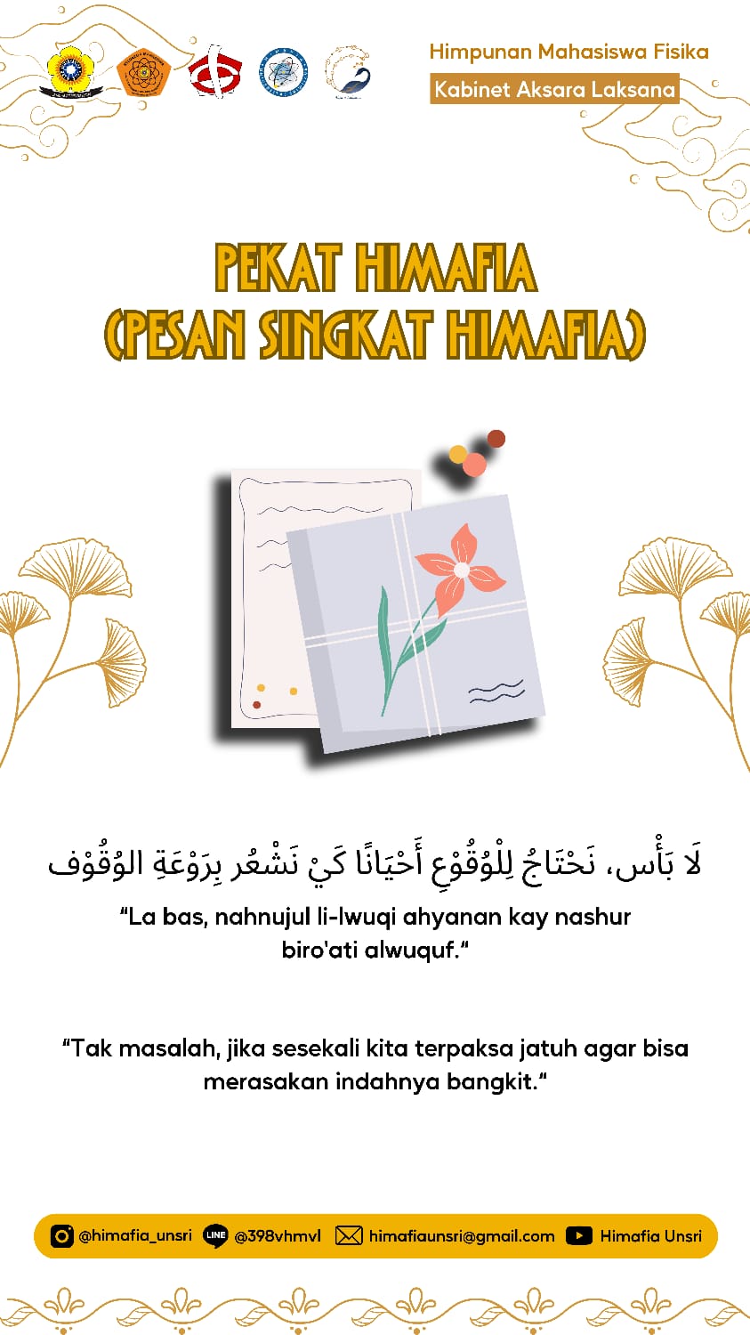 PESAN SINGKAT (PEKAT HIMAFIA)